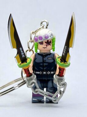 Demon Slayer Tengen Uzui Custom Minifigure Keychain
